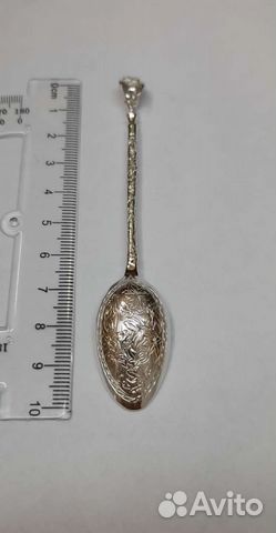 Ложка серебро ангел