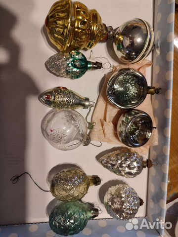 Новогодние ёлочные игрушки СССР