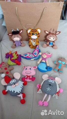 Игрушки из фетра ручная работа