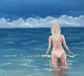 Небольшие картины маслом на холсте