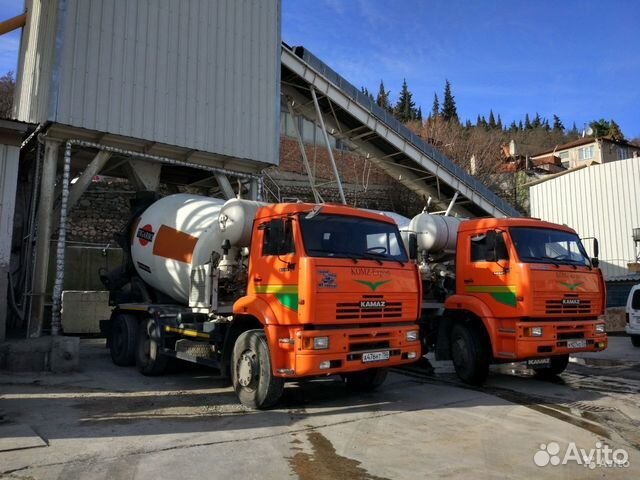 Бетон любых марок в г. Ялта Насосы свои