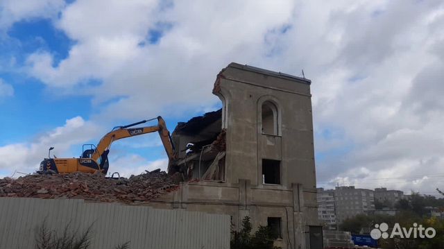 Снос домов.Демонтаж