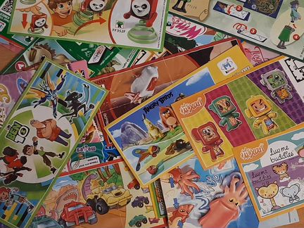 Вкладыши из киндер - сюрпризов