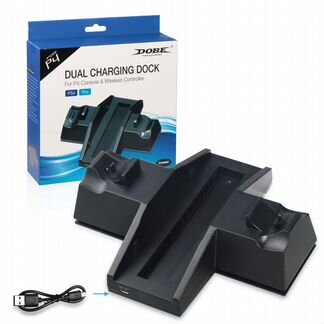 PS4 Fat/Pro подставка с охлаждением+заряд.станция