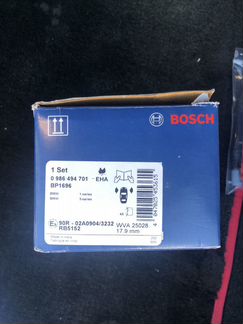 Тормозные колодки передние на BMW