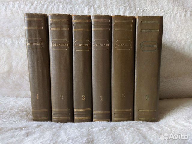 Пушкин Полное собрание сочинений (комплект 6 книг)