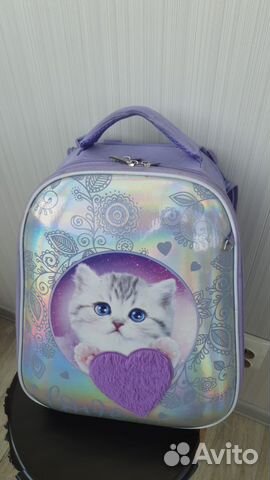 Школьный рюкзак hatber ergonomic glamour kitten
