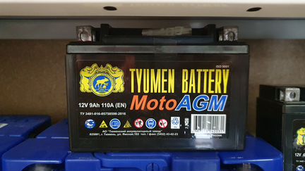 Аккумуляторы Тюмень Мото AGM Battery 9ач-12V