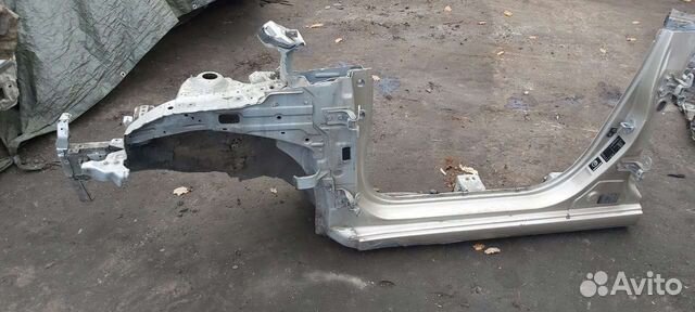 Левый лонжерон приора