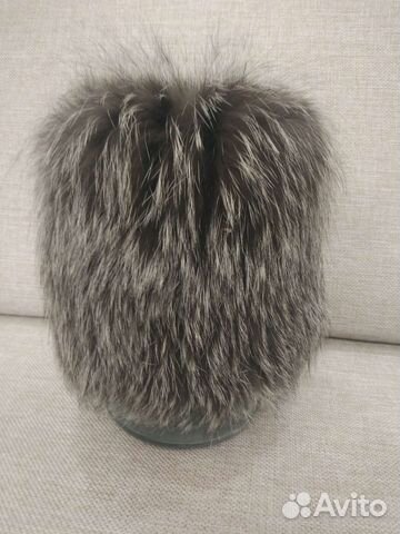 Шапка из чернобурки в хорошем состоянии