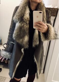 Дубленка Zara 42-44 р