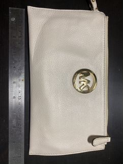 Оригинальный клатч Michael Kors молочного цвета