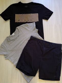Комплект одежды мужской шорты и 2 футболки