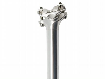 Promax штырь подседельный sp-226 алюм., d:26 х l:400мм, серебр., смещение 0мм, угол -12* - +12*, 2 болта