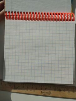 Блокнот квадратный в клетку