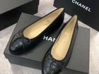 Туфли новые Chanel балетки кожаные