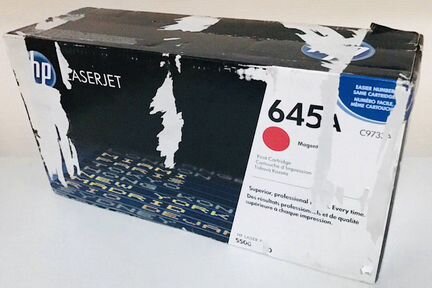 C9733A внешний вид коробки поврежден