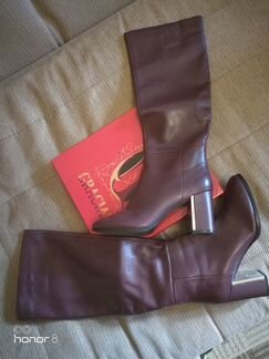 Сапоги Graciana бордовые 39-38