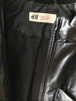 Кожаная куртка HM 152 см