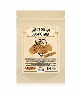 Настойка «Зубровка», 35 гр