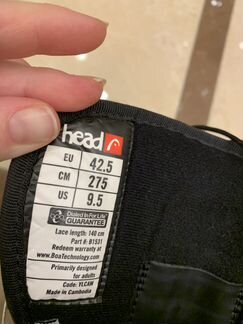 Ботинки сноубордические head One BOA 42,5