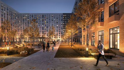 1-к квартира, 43.8 м², 2/33 эт.