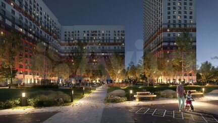2-к квартира, 58.5 м², 6/33 эт.