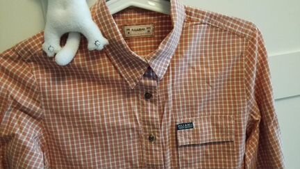 Рубашка в клетку pull and bear