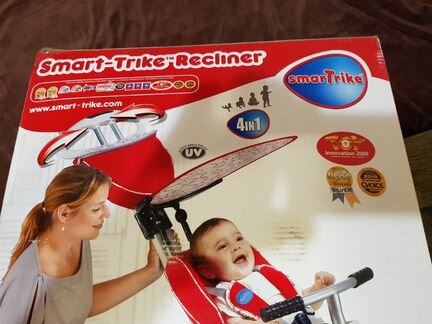 Велосипед трехколесный Smart Trike Recliner 4 в 1