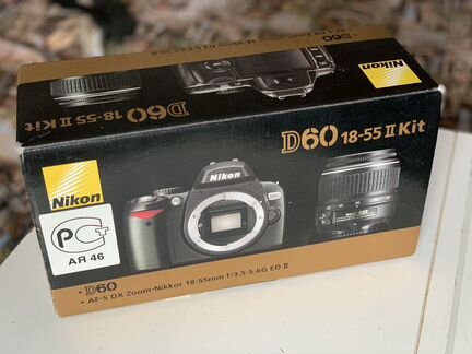 Фотоаппарат Nikon D60 Kit 18-55
