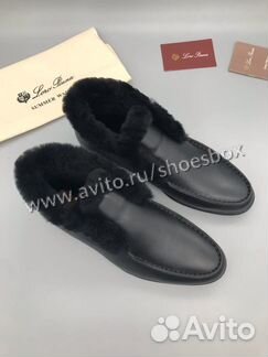 Кожаные ботинки Loro Piana зима