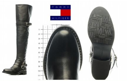 Сапоги кожаные ботфорты Tommy Hilfiger новые ориг