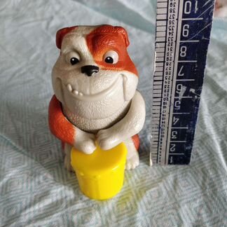 Игрушка собачка-барабанщик