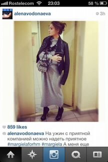 Редкое шерстяное платье Maison Martin Margiela HM