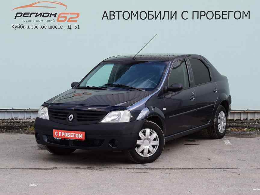 Рязань рено купить авито. Рено Логан 2007 черный.