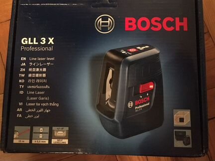 Лазерный уровень bosch gll