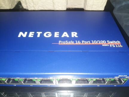 Коммутатор netgear ProSafe FS116
