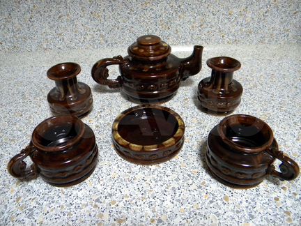 Керам набор. Фарфоровые заварочные чайники 2сорт