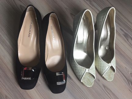Туфли женские 38 р - Fabiani, 39 беж