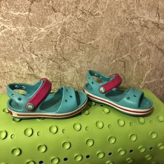 Сандали crocs б/у размер 20/21 С5; 22/23 С6