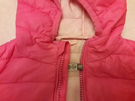 Две куртки (80 и 86) и жилет(80) на весну и осень