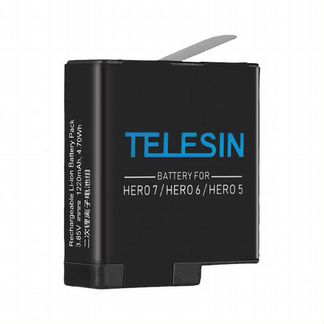 Аккумулятор батарея Telesin для GoPro 5,6,7,8