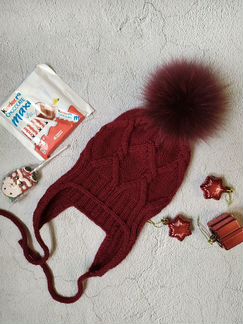 Шапка с ушками