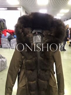 Парка с натуральным мехом