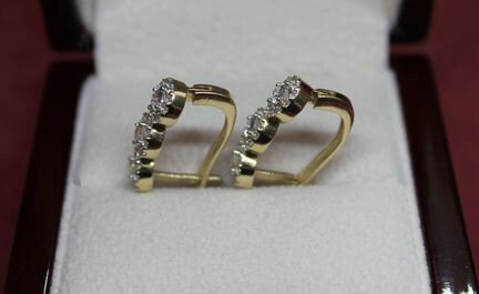 Золотые серьги