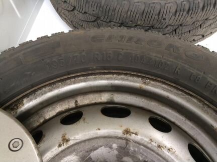 Колёса зимние в сборе Ситроен Берлинго 195/70 R15