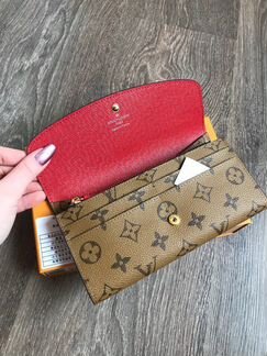 Кошелек Louis Vuitton Victorine reverse красный