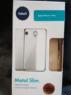 Сверхтонкий силиконовый чехол Takeit для iPhone 7