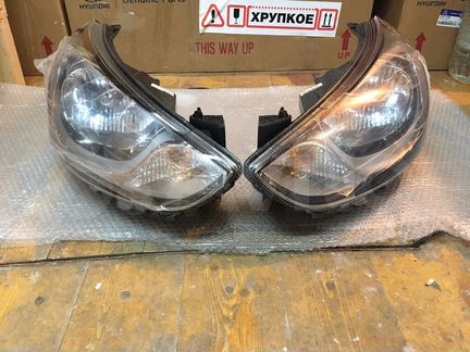 Фары Hyundai Solaris дорестайл
