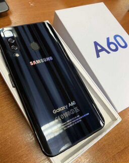 Samsung Galaxy A60 чёрный блики